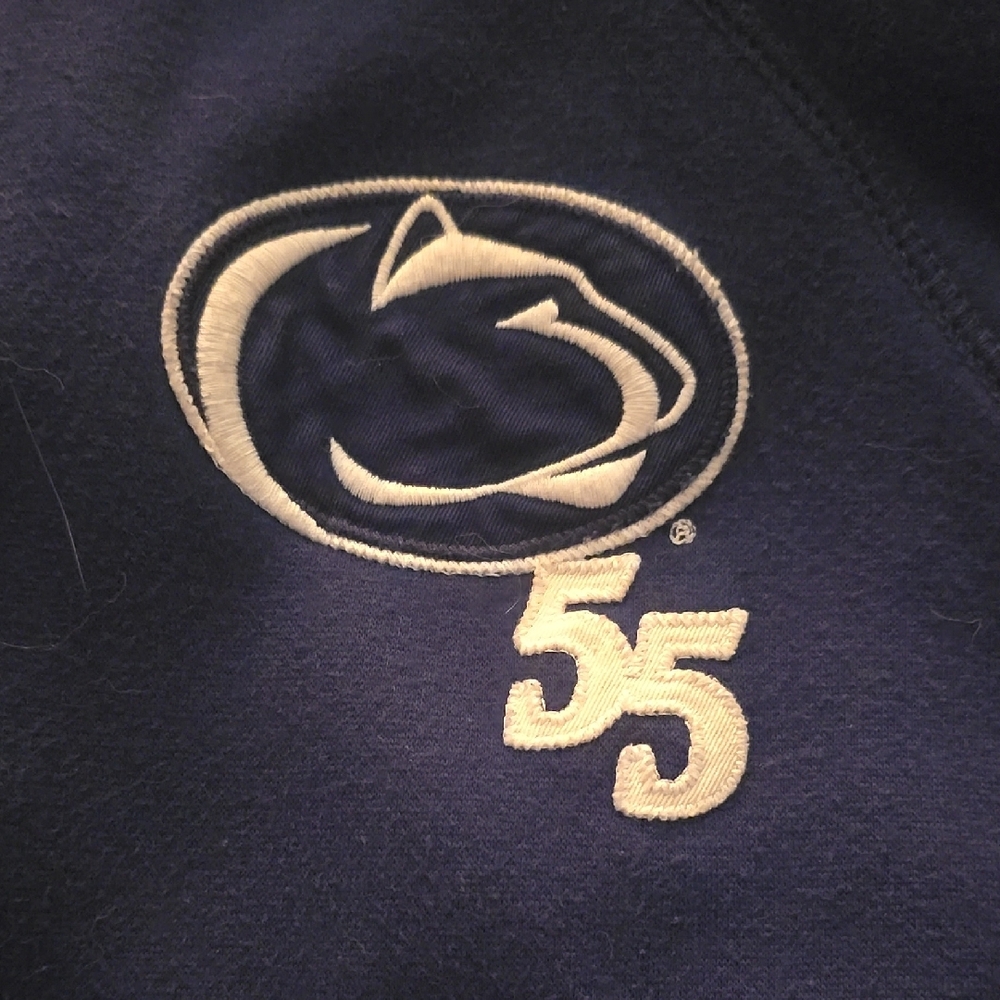 Penn State Navy Sweatshirt with Embroidered Logo